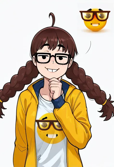 Nerd Emoji Girl - wanderjegson (Lora)