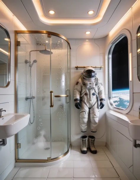 spacecraft interior bathroom pony