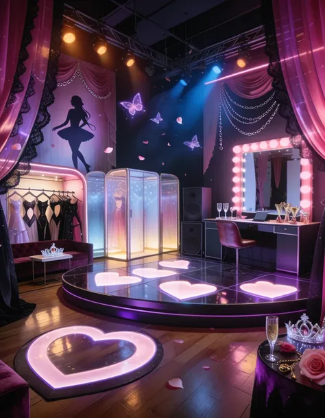 magical girl idol audition stage