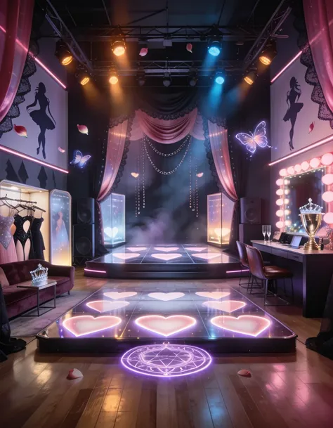 magical girl idol audition stage pony