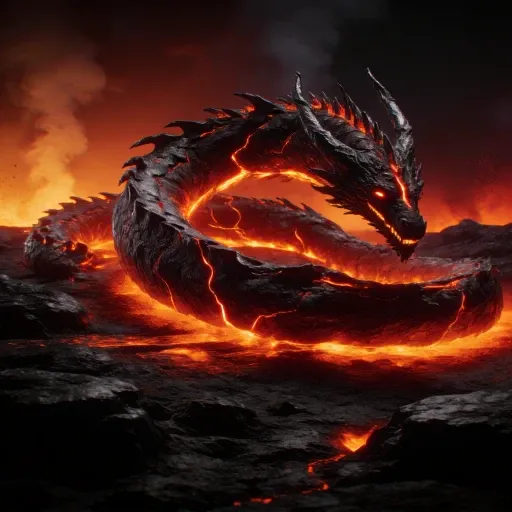 Molten Crust: Realistic Black Magma Style-ZIT-GMR