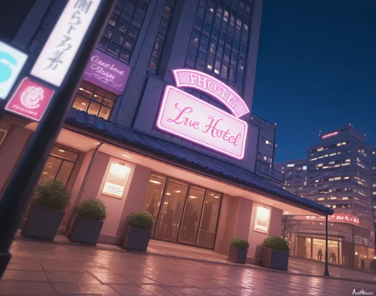 Love Hotel (Background) (SDXL) (AD)