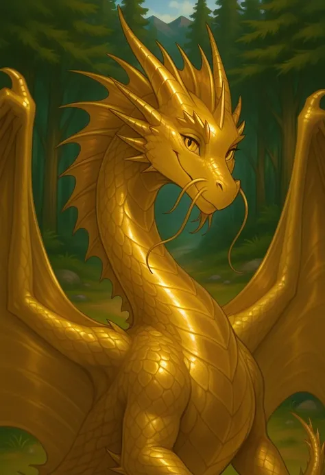 D&D Gold Dragon [Illustrious]