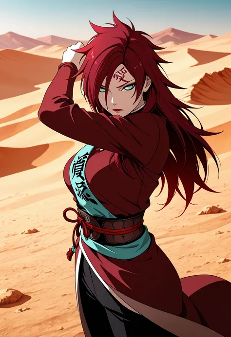 Gaara adult genderbender/female (Naruto/the last/Boruto) from Frankeinstein !