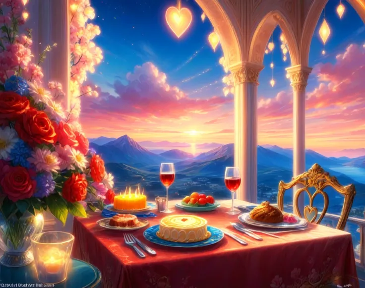 Saint Valentine's Day (Background) (SDXL) (AD)