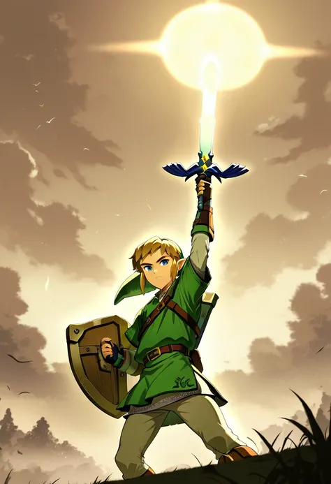 Skyward Sword Pose - Legend of Zelda - B-Lora