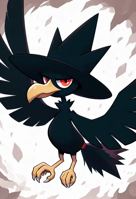 Murkrow: Edgar Allen Crow | ヤミカラス (Pokedex #0198)
