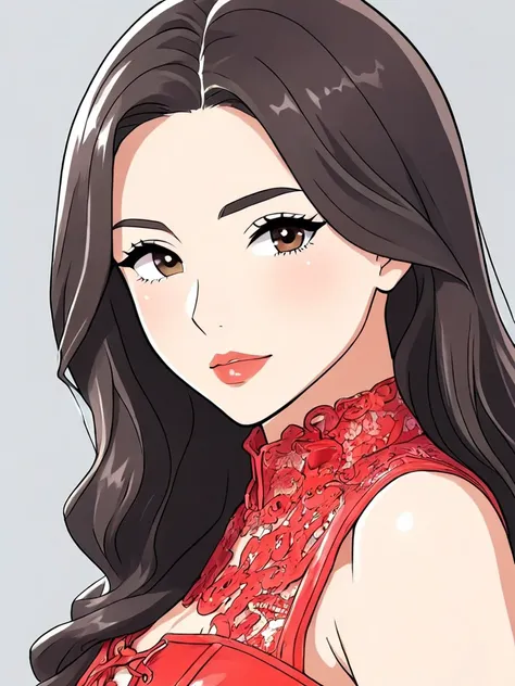 Red Leather Lace - IL