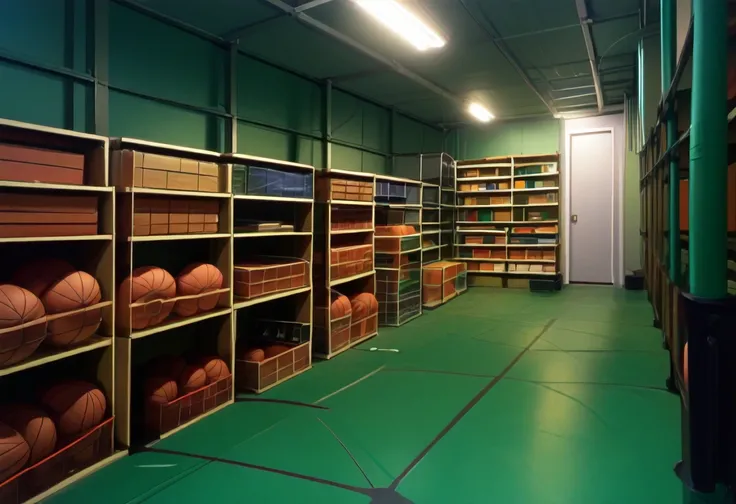 School Gym Storage Room (Background) (Pony) (AD)