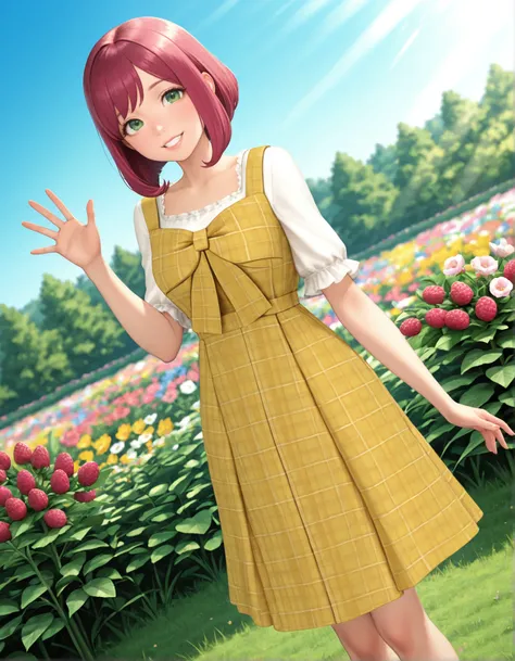 【COSTUME】Plaid Bow Dress