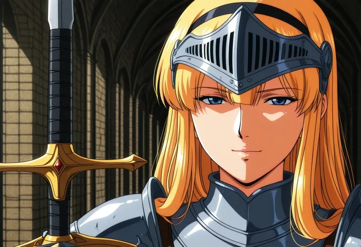 Anime blonde girl