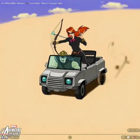 Black Widow from Marvel Assemble Avengers