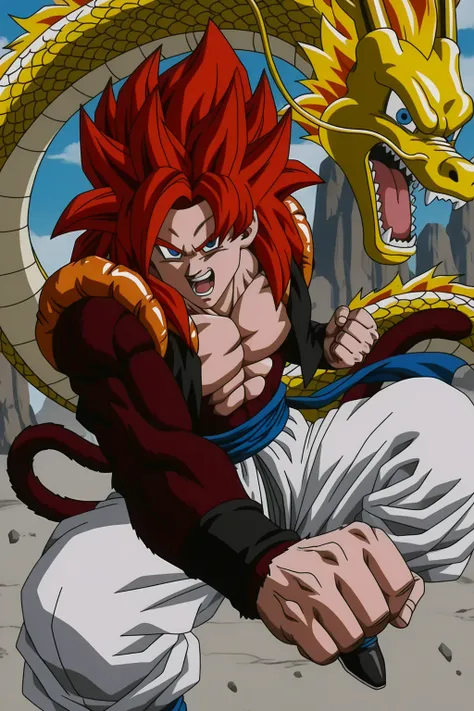 Gogeta SS4 Anime Screencap DBGT | Character | Mexes