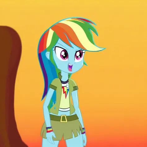MLP: Equestria Girls- Rainbow Dash - Daring Do Outfit (V2)