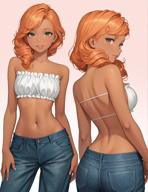 【COSTUME】Backless Bandeau Top