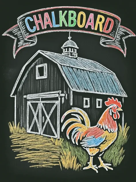 Chalkboard Drawing - CE