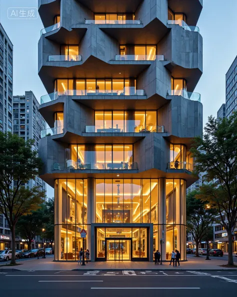 现代城市场景建筑（Modern urban scene architecture）