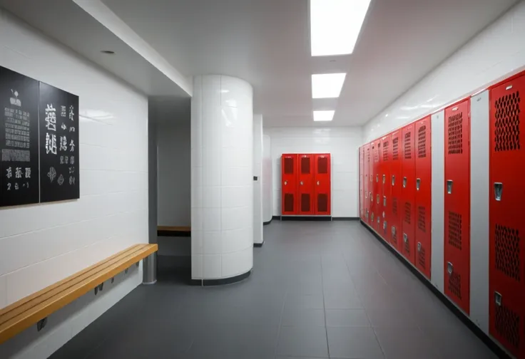 Locker Room (Background) (SDXL) (AD)