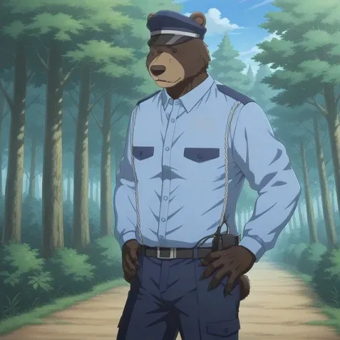 Security guard Bear (Beastars) (Illustrious)