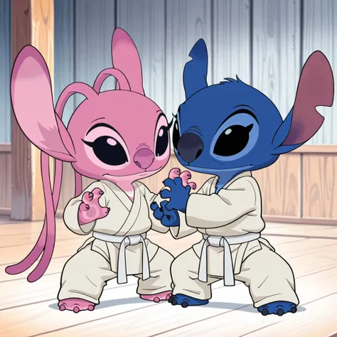Stitch and Angel (Stitch!)