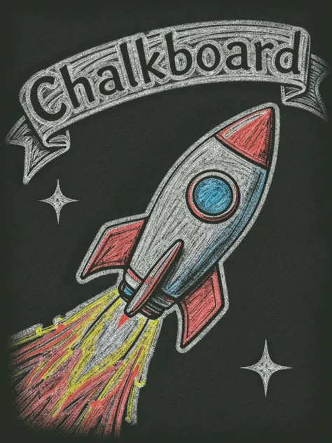 Chalkboard Drawing - CE