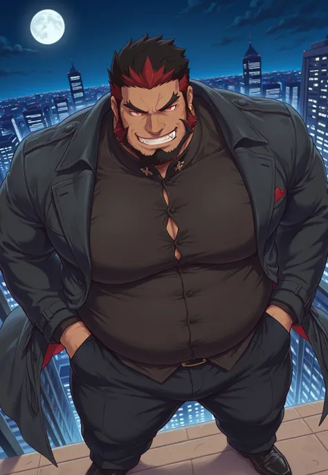 The Black-Red Guy - OC form @Kagemaru321