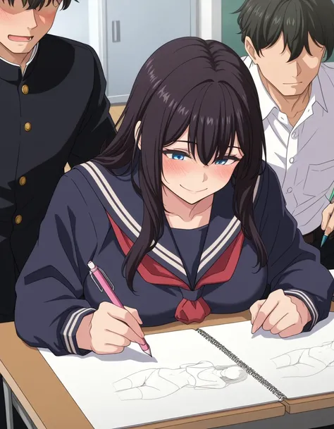 Nishida & Hokura: [Seifuku wa Kita Mama de (OVA)] 制服は着たままで