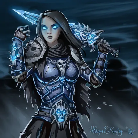 Female Death Knight [World of Warcraft]