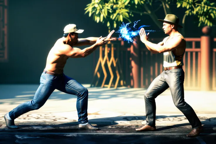 Fighting Game Scene