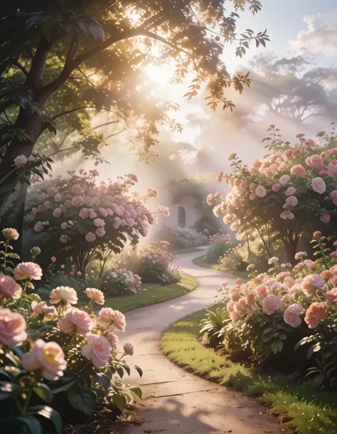 soft focus garden pony