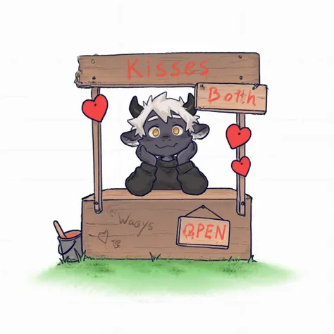 Wooden booth | meme Concept