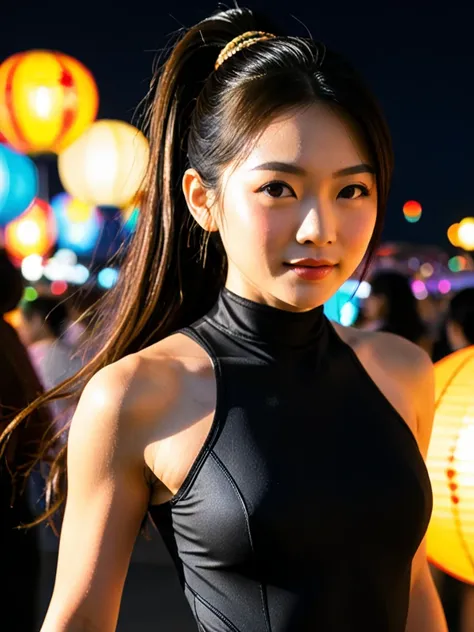 Black Sleeveless - Pony - SeaArt AI Model