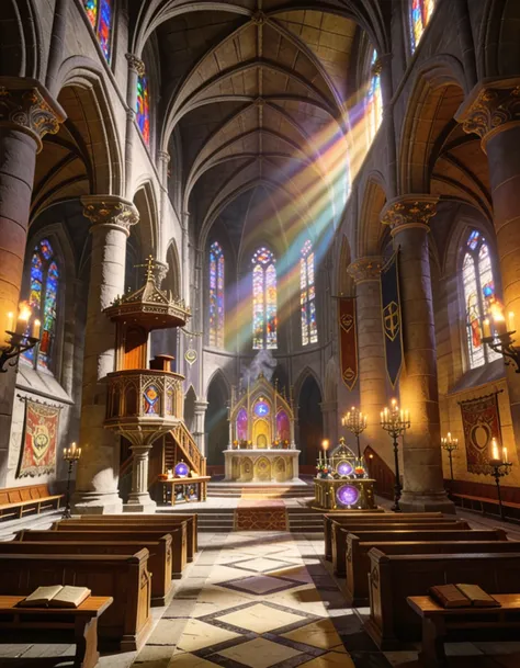 interior cathedral view