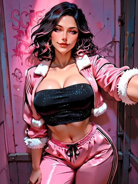 Doris the Fun , Sporty , Curly AI babe