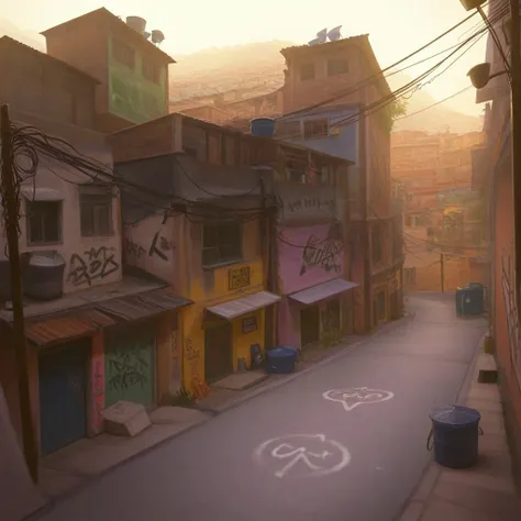 Favelas Rio de Janeiro (Brazil) Background - Illustrious