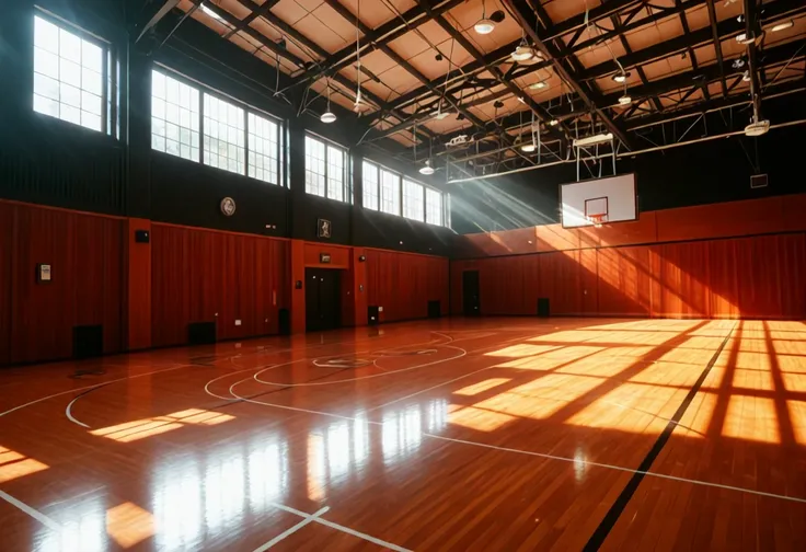 Japanese School Gym (Background) (Illustrious) (AD)