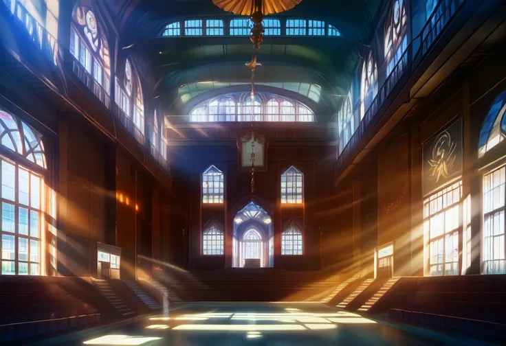 Japanese School Gym (Background) (Pony) (AD)