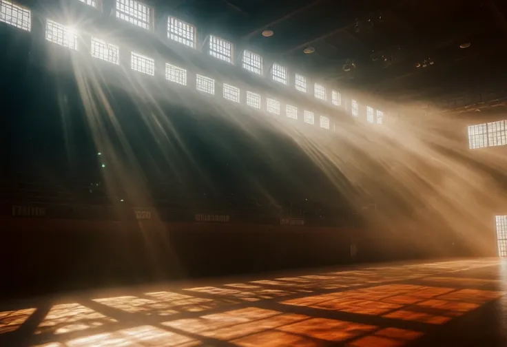 Japanese School Gym (Background) (SDXL) (AD)