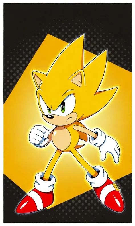 Classic Super Sonic (Sonic The Hedgehog)