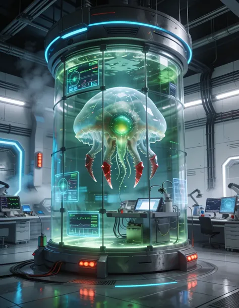 research laboratory interior pony