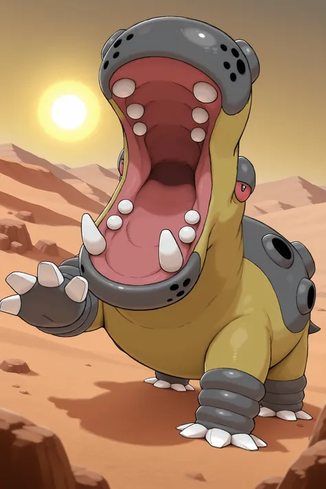 Pokémon Nr.: #450 "Hippowdon" Illustrious