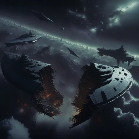 🚀💥🌌 Cosmic Starship Necropolis🌠🛰️⚡ (ill)