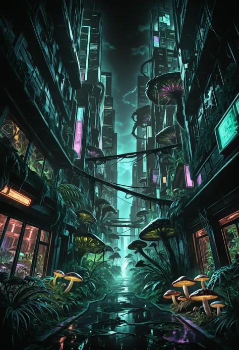 🌿🏙️ Flora corrupted city 🧪💀 (ill)