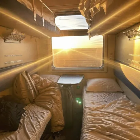 Russian train interior