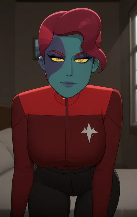 Star Trek: Lower Decks.  alien First Officer of the USS Titan,