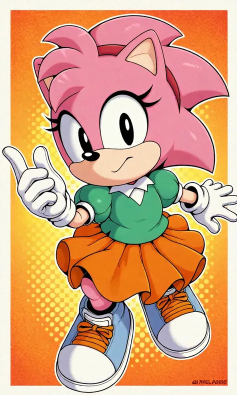 Classic Amy Rose (Sonic The Hedgehog)