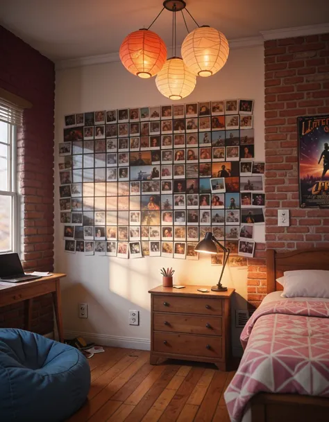 teenager bedroom illu