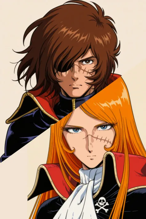 [2-in-1] Emeraldas & Harlock