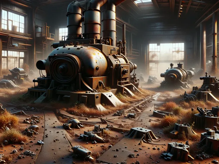 Abandoned Industrial Factory - FLUX (THX 4 artificialstupidity)