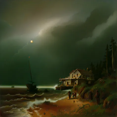 Artstyle tribute to Andreas Achenbach